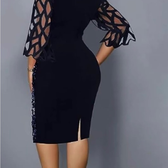 NWOT. Women’s plus size sequined formal dress. Party, wedding.  Size 3XL. new! - Picture 2 of 7